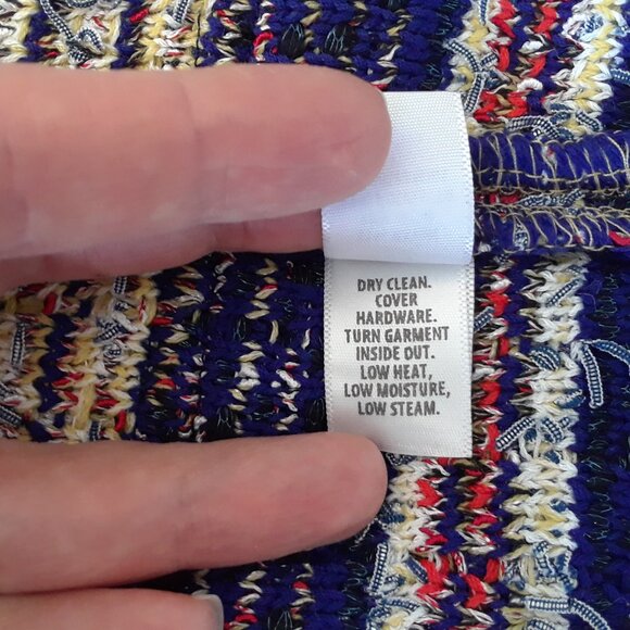 St. John Metallic Tweed Fringe Jacket Size 14 - Picture 9 of 13